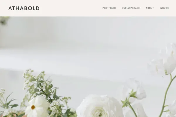 Athabold — website preview