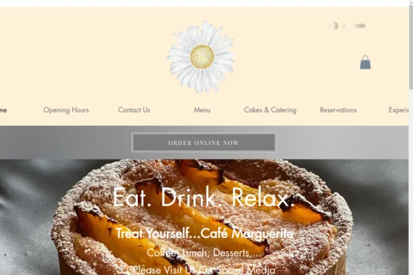 Café Marguerite — website preview