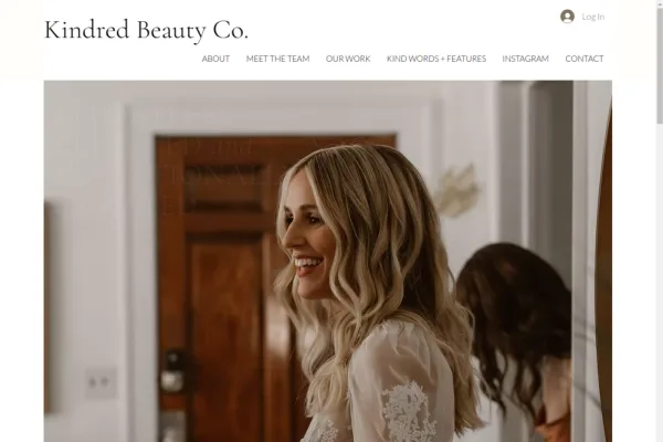 Kindred Beauty — website preview