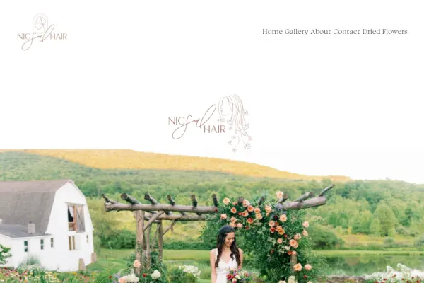 Nicsoul Hair — website preview