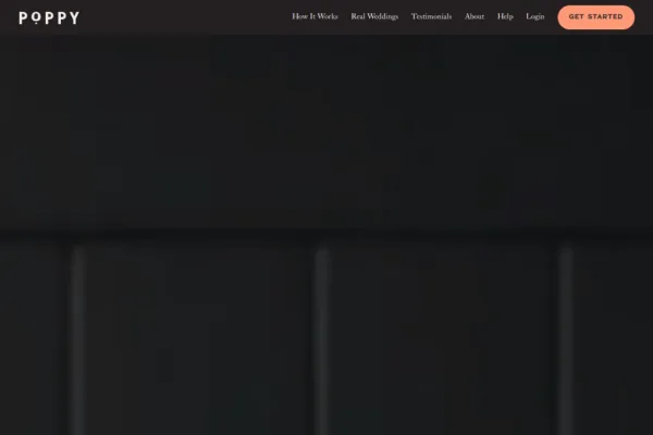 Poppy Flowers — website preview