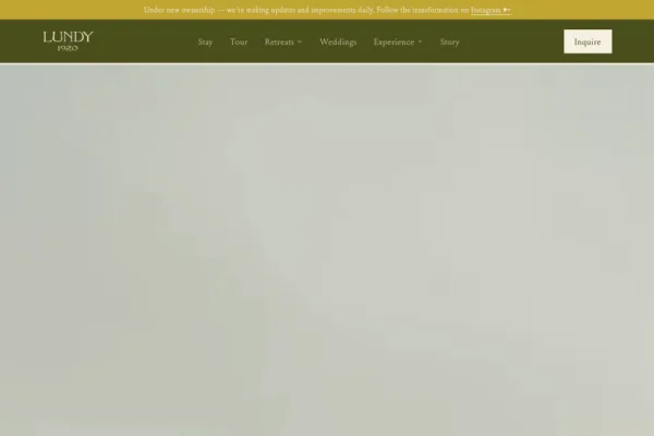 Lundy Farm — website preview