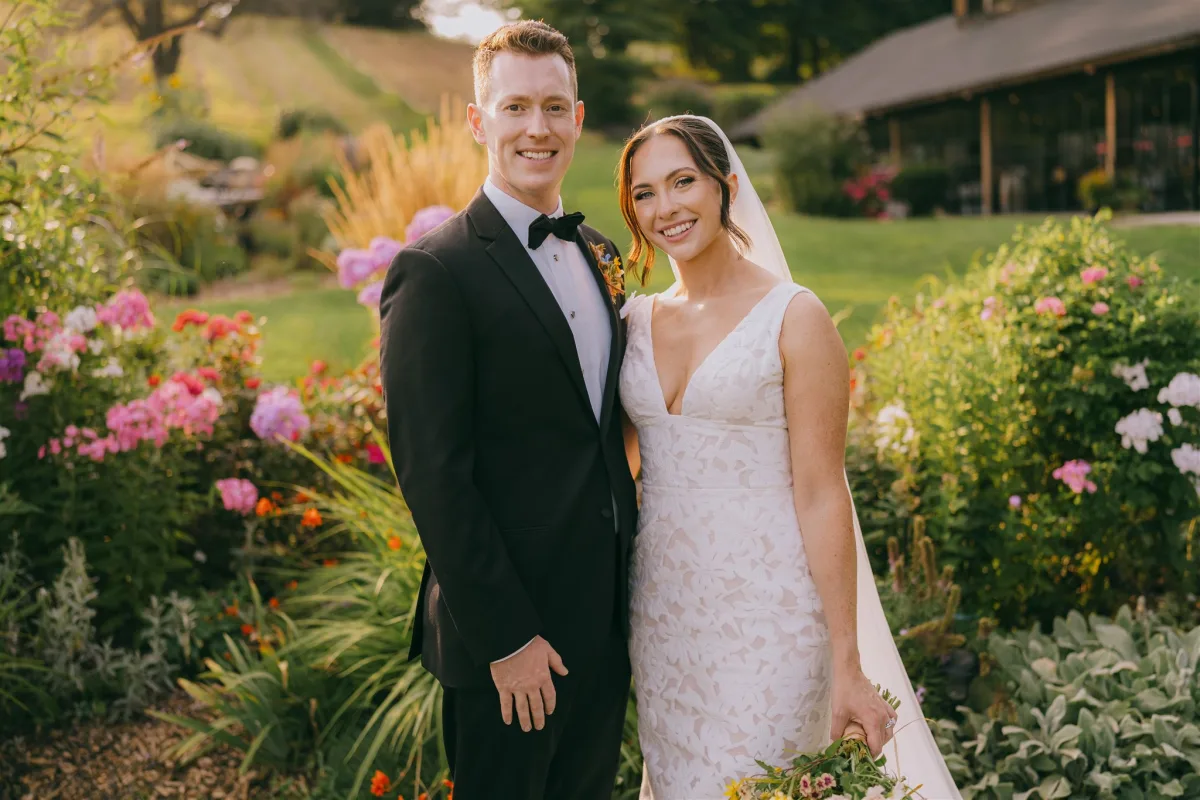 Marissa and Ian wedding at Red Maple Vineyard