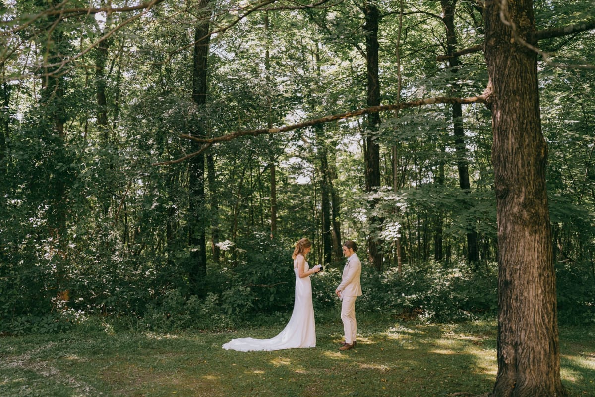 Megan and Emily wedding at A Private Estate
