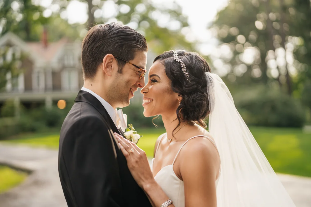 Melynda and Karim wedding at Hasbrouck House