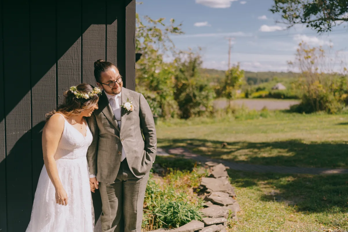 Rachel and Matt wedding at Audrey's Farmhouse