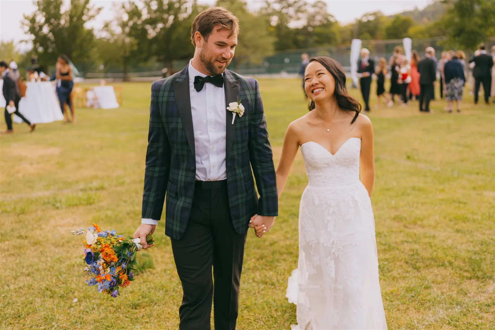 Cathy and Dom wedding at Timber Lake Camp