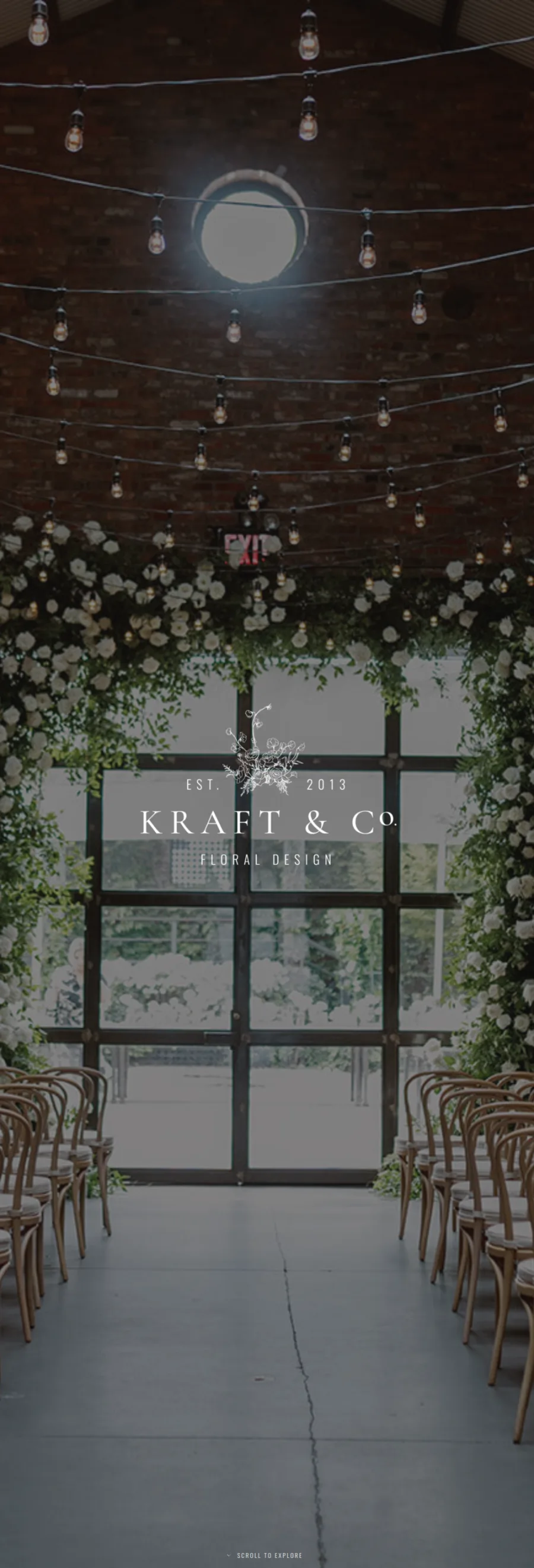 Full homepage screenshot of the Kraft & Company website